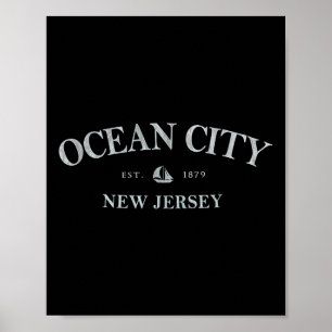Ocean City New Jersey _ Ocean City Nj Sailboat Poster