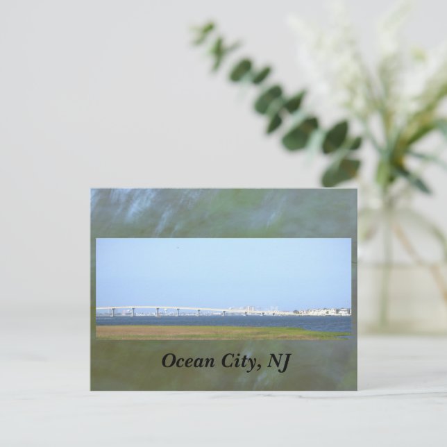 Ocean City, NJ Bridge Postcard (Standing Front)