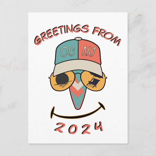 Ocean City Smile Postcard (Front)