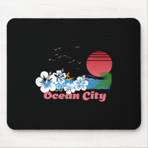 Ocean City Vacation Maryland Surfing Clothing Mouse Pad