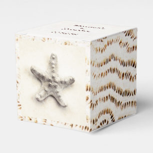 Ocean coastal starfish favour box