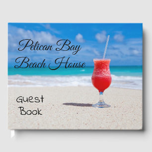 Ocean Cocktail Beach House Home Guest Book
