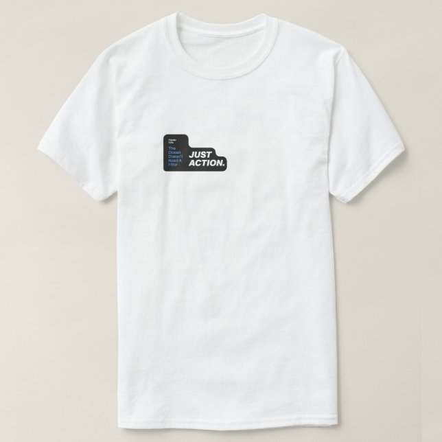 Ocean Conservation Plastic Pollution Awareness  T-Shirt (Design Front)