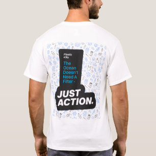 Ocean Conservation Plastic Pollution Awareness  T-Shirt