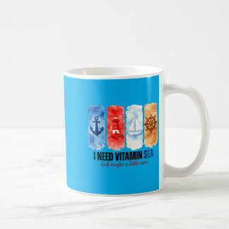 Ocean Craving Anchor Lighthouse Sailboat Coffee Mug