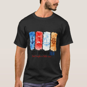 Ocean Craving Anchor Lighthouse Sailboat T-Shirt