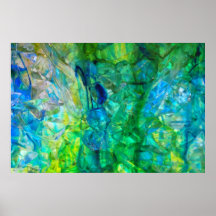 Ocean Crystals 2 36x24 poster