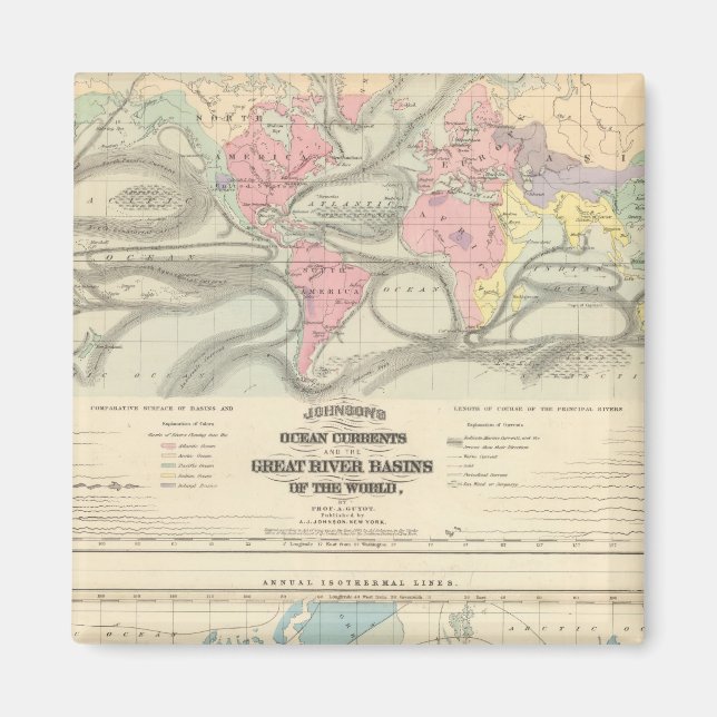 Ocean Currents and the Great River Basins Magnet (Front)