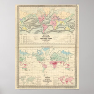 Ocean Currents and the Great River Basins Poster