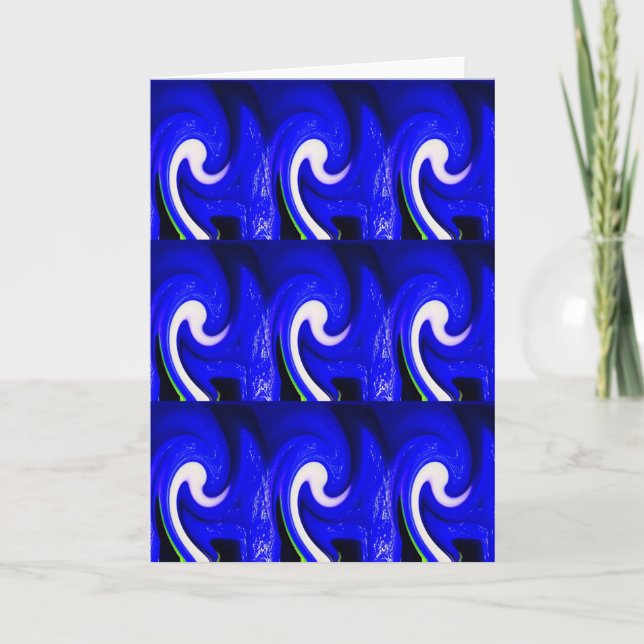 Ocean currents holiday card (Front)