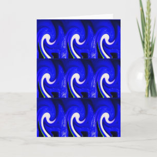 Ocean currents holiday card