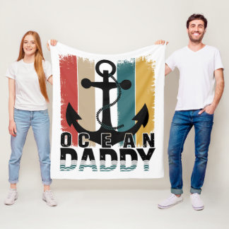 Ocean Daddy | Cosy Nautical-Themed Blanket for Sea