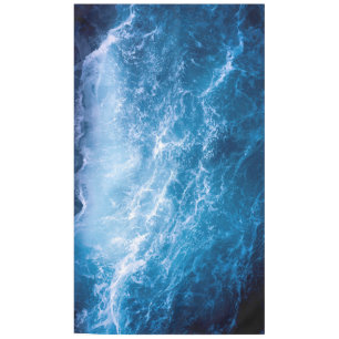 Ocean - Dark Blue Waves Tablecloth