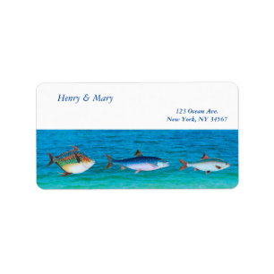 Ocean Delight (Personalized Name & Address) Label
