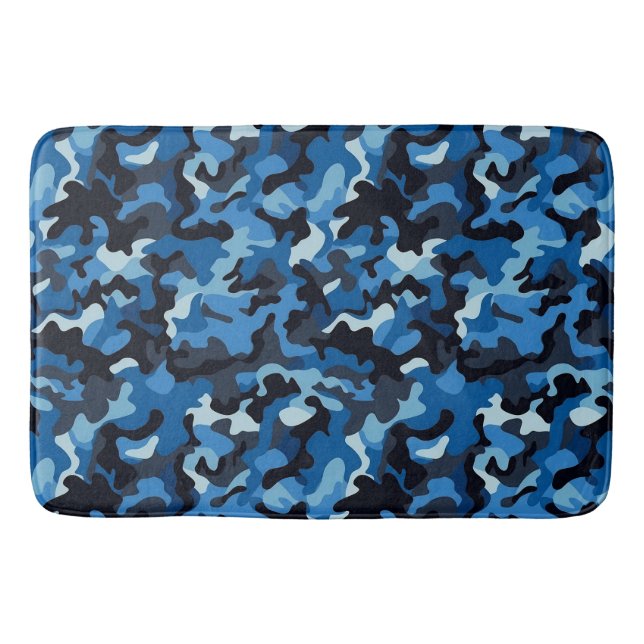 Ocean Depths Camo Bath Mat (Front)