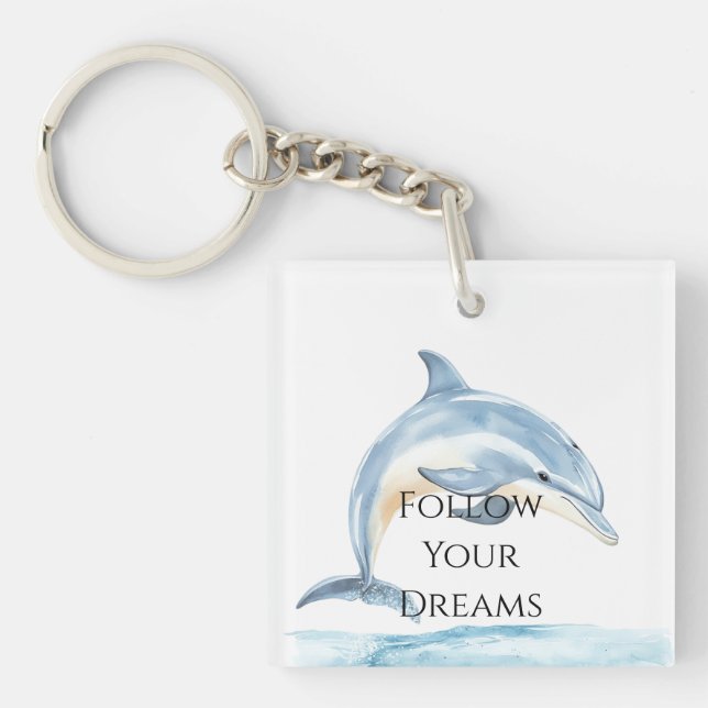 Ocean Dolphin Key Ring (Front)