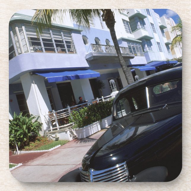 Ocean Drive, Miami Beach Florida Coaster (Front)