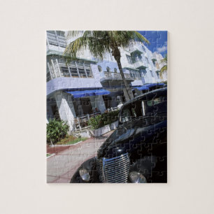 Ocean Drive, Miami Beach Florida Jigsaw Puzzle