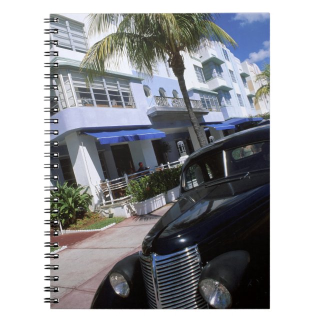 Ocean Drive, Miami Beach Florida Notebook (Front)