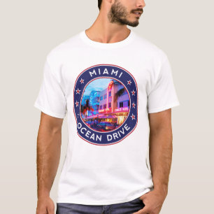Ocean Drive, Miami, Florida T-Shirt