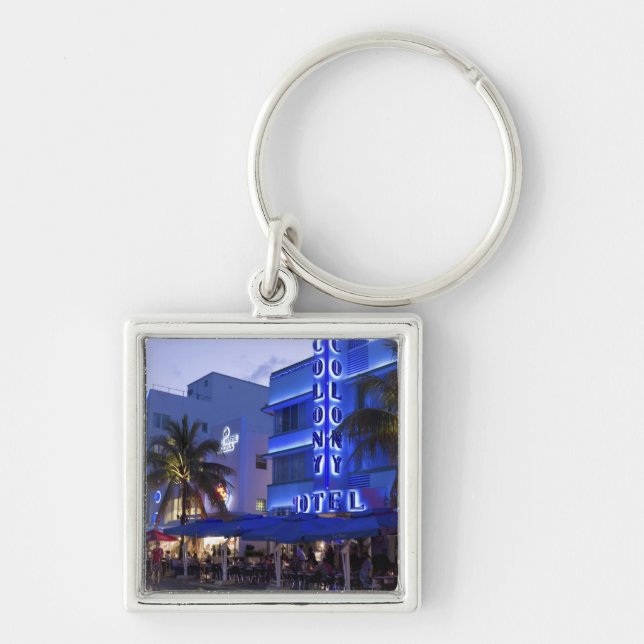 Ocean Drive, South Beach, Miami Beach, 2 Key Ring (Front)