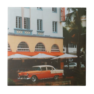 Ocean Drive, South Beach, Miami Ceramic Tile