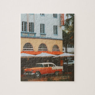 Ocean Drive, South Beach, Miami Jigsaw Puzzle