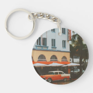 Ocean Drive, South Beach, Miami Key Ring