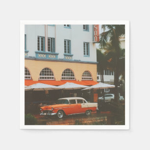 Ocean Drive, South Beach, Miami Napkin