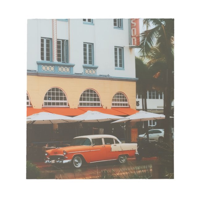 Ocean Drive, South Beach, Miami Notepad (Front)