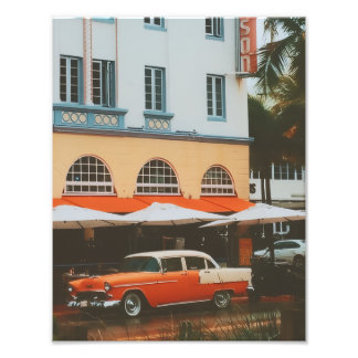 Ocean Drive, South Beach, Miami Photo Print
