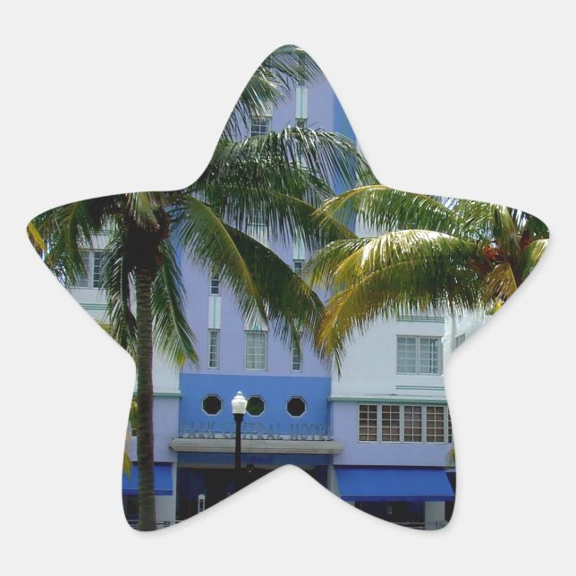 Ocean Drive Star Sticker (Front)