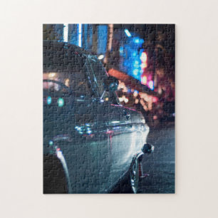 Ocean Drive vintage car Jigsaw Puzzle