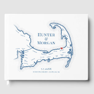 Ocean Edge Resort Cape Cod Elegant Wedding Guest Book