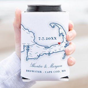 Ocean Edge Resort Cape Cod Wedding Favour Can Cooler