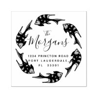 Ocean Elegance | Return Address Stamp