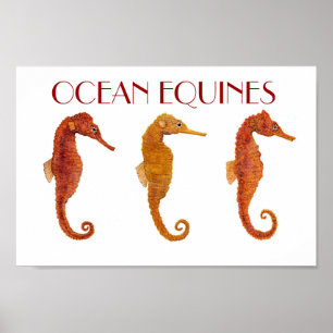 Ocean Equines Poster