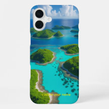 "Ocean Escape: Aerial Island Paradise