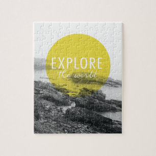 Ocean   Explore The World Quote Jigsaw Puzzle