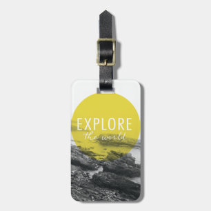 Ocean Explore The World Quote Luggage Tag