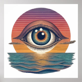 Ocean Eye Poster