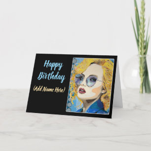 'Ocean Eyes' Painting on a Thank You Card