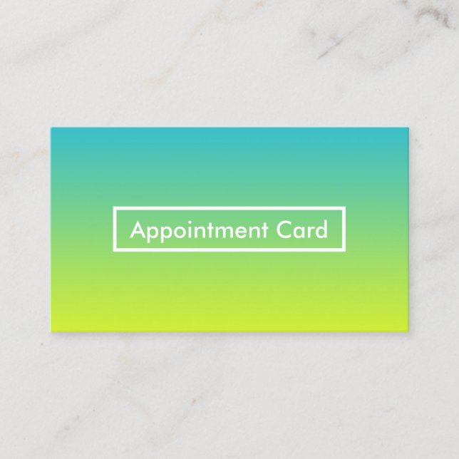 ocean fade appointment reminder (Front)