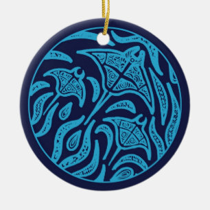 Ocean Family Manta Rays Ornament