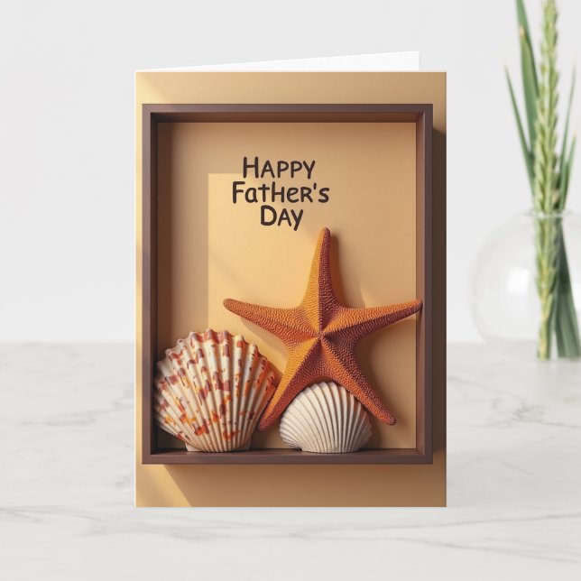 Ocean Fathers Day Greeting Card (Front)