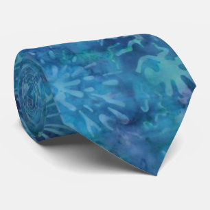Ocean Floor Batik Tie