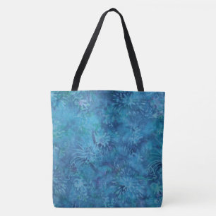 Ocean Floor Batik Tote Bag