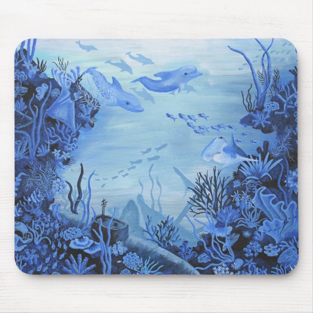 Ocean Floor Mouse Pad (Front)