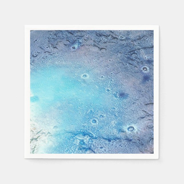 Ocean Floor Topography Napkin (Front)