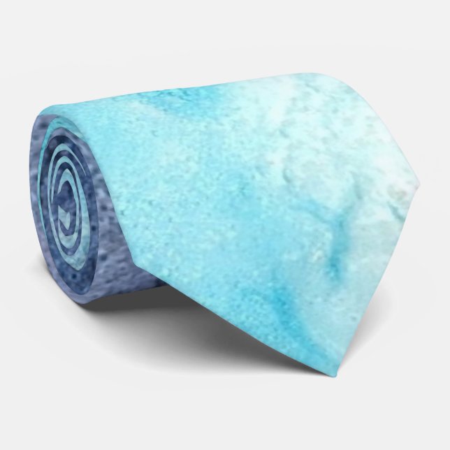 Ocean Floor Topography Tie (Rolled)